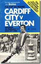 Cardiff City v Everton 1977