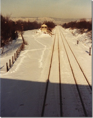 Heath Junction snow 1982
