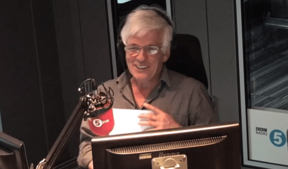 BBC Radio 5 Live's Peter Allen teases Jane Garvey on Drive