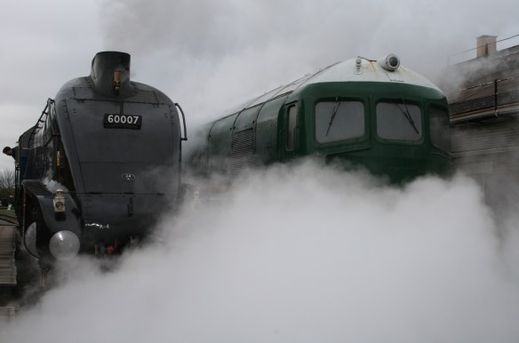 Sir Nigel Gresley and GWR gas turbine 18000
