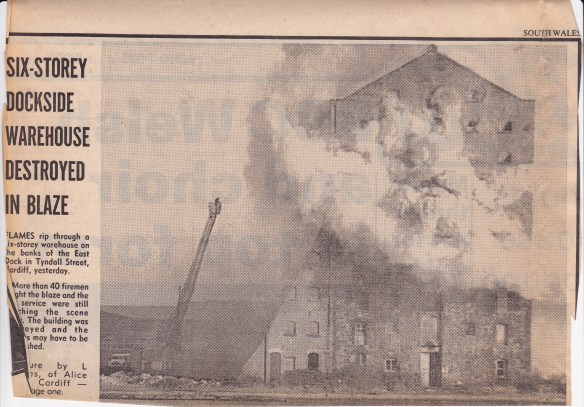 Bute East Dock warehouse