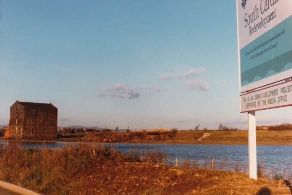 Atlantic Wharf, Bute East Dock, Cardiff, 1986
