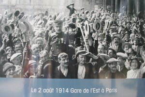To war, Gare de l'Est, Paris 