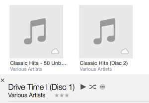 Delete the disc number