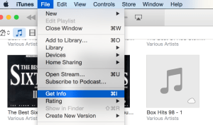 Checking the info iTunes has about an album