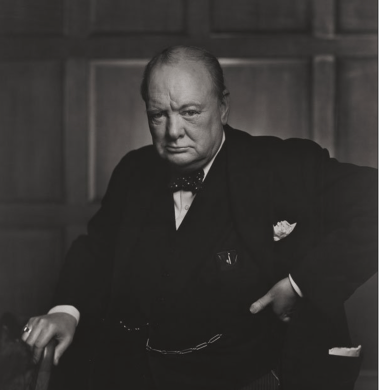 Serious Churchill, by Karsh of Ottawa
