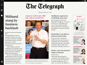 Telegraph: sting
