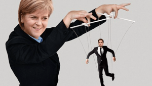 The unionist Tories big up SNP's Sturgeon. Reality will be different