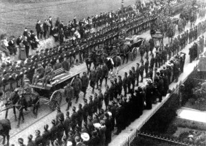 Quintinshill: military funeral in Edinburgh