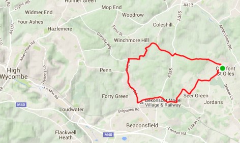 Over the hills to Beaconsfield