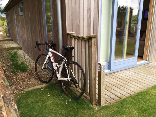 My bike at The Park, waiting for our next adventure